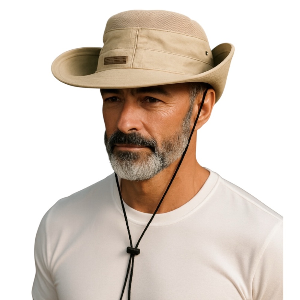 Eastern mountain sports unisex Safari fisherman Beach chinstrap hat Sz S/M Beach